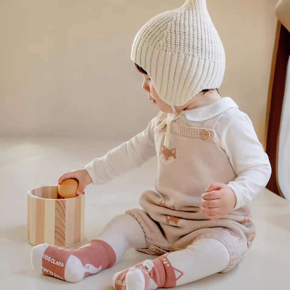 Fox Knitted Baby Romper – Little Sprout Shop